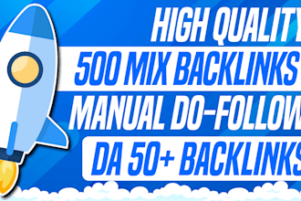 manually build permanent do follow SEO link building service