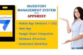 create a mobile app for inventory management using appsheet