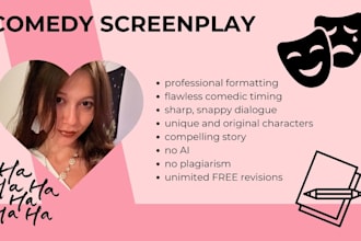 write or ghostwrite your comedy screenplay
