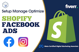 setup shopify facebook ads campaign, marketing for your ecommerce business
