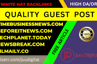 do high da guest post on newsbreak, techplanet, timebusinessnews com
