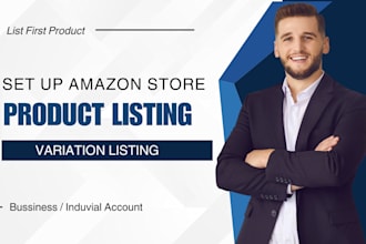 setup your amazon seller central and list first product