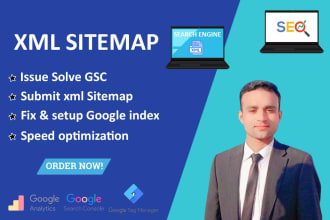 fix all XML sitemap and robot txt issues and 404 errors for website SEO