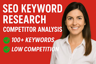 do SEO keyword research and competitor analysis