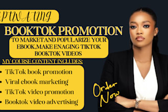 do viral tiktok booktok video ebook marketing tiktok book promotion