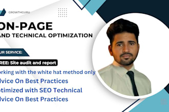 do on page SEO optimization to increase organic traffic