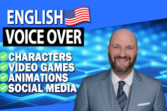 be your male voice actor for animation and video games