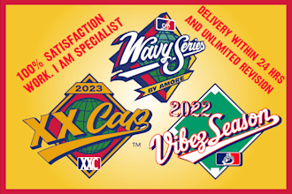 make custom mlb parody ,world series logo , embroidery