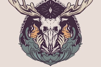 draw skull and horror art enthusiast