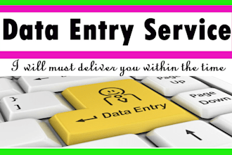 do data entry, manual data entry, typing work convert PDF to word