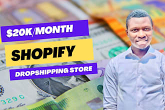 build profitable and responsive dropshipping shopify store and shopify website