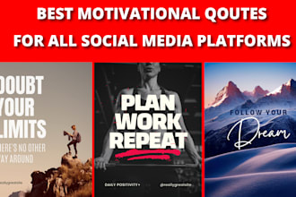 design motivational, inspirational, spiritual quotes for your business