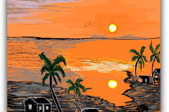make realistic illustration digital painting