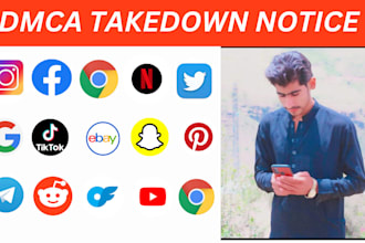 takedown and removed leaked content of tiktok, facebook, google under dmca