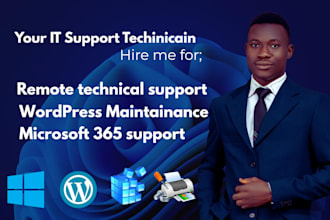 provide user and client customer support services for IT or tech company
