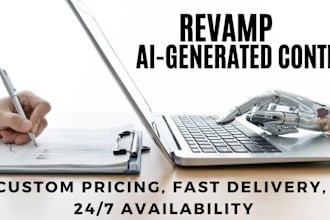 revamp chat gpt ai generated content rewrite edit humanize