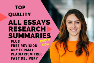 provide quality research and summaries on any topic