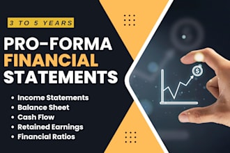 prepare pro forma financial statements for business plans and funding