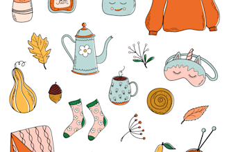 create cute doodle illustration for you