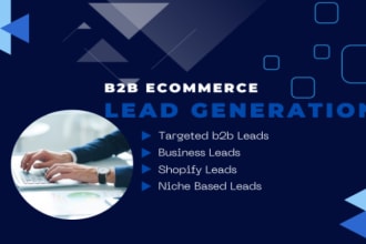 provide ecommerce store owner email lists and lead generation