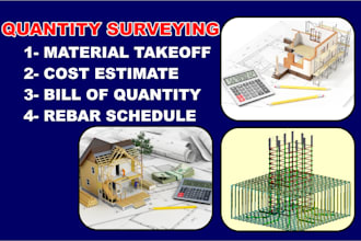 do cost estimation, quantity takeoff