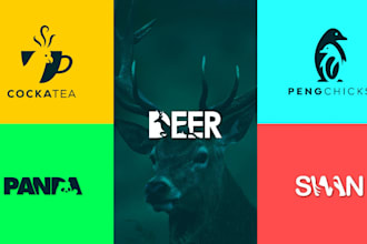 design wonderful creative minimalist logo