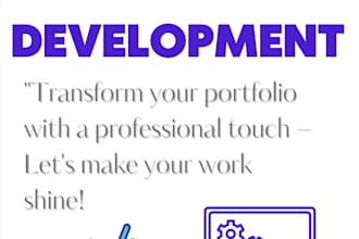 create responsive personal portfolio website for you
