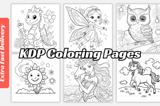 create coloring pages, adult coloring pages and book covers