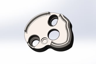 a model with a scanned model using reverse engineering