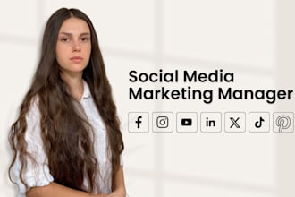 be your social media marketing manager and content creator