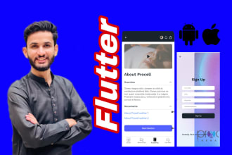 be your flutter developer and build android ios flutter app with firebase