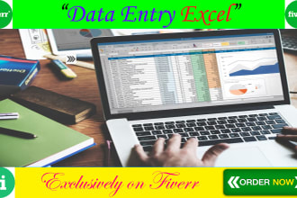 do excel data entry,copy paste,picture to type,PDF convert