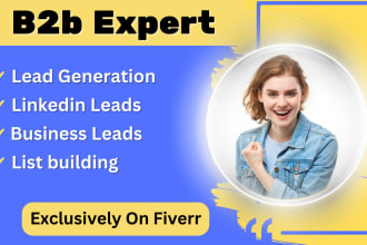 b2b lead generation, prospect email list building, lead prospecting