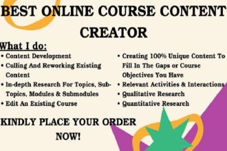 develop online course content, course upload to thinkific, teachable, samcart