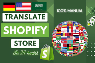 translate your shopify store in arabic, german, spanish, dutch and english