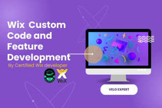 do custom wix velo code to build wix websites as wix developer and designer
