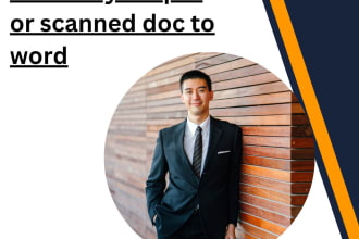 convert your pdf or scanned doc to word