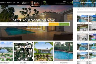 build vacation rental and property management website like airbnb