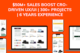 do cro audit and redesign your website UX UI to boost conversions