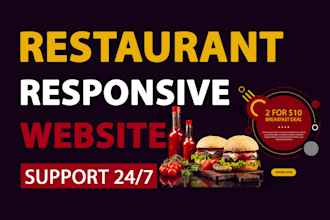 restaurant responsive website wordpress website
