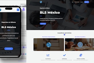 build a website with its respective design