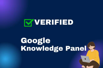 create a verified google knowledge panel for person