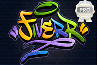 write your name in graffiti tag or logo