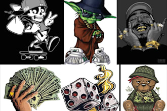 create custom street wear tshirt designs