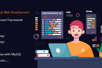 develop professional website using HTML, CSS, PHP, laravel