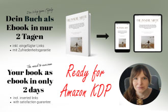 convert your book into ebook for amazon kindle