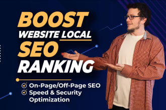 perform link building to rank your local business