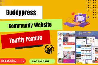 install and configure youzify plugin for buddypress