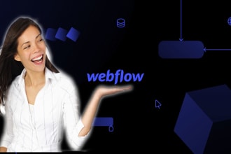develop or design webflow website, figma to webflow, webflow expert