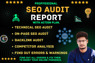 do website SEO audit report to find and fix on page and technical errors